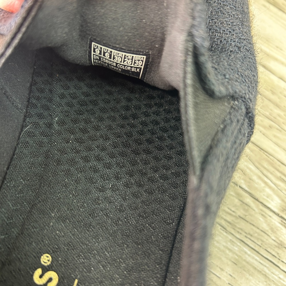 Skechers Martha Stewart Shoes Womens Size 9 Black Espadrille Slip On Platform - Picture 9 of 10